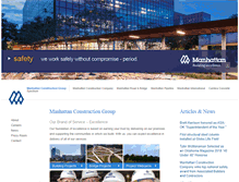 Tablet Screenshot of manhattanconstructiongroup.com